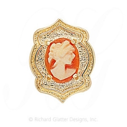 GS267 CAM - 14 Karat Gold Cameo Slide 